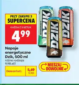Biedronka Napój energetyczny Dzik oferta