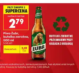 Biedronka Piwo Żubr oferta