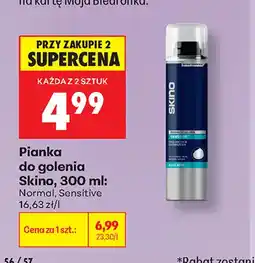 Biedronka Pianka do golenia Skino Normal oferta