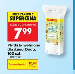 Biedronka Płatki bawełniane dla dzieci Dada oferta