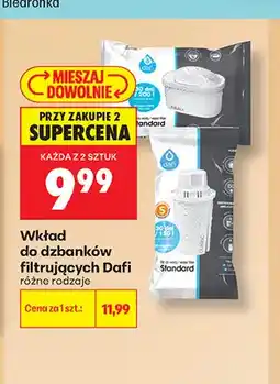 Biedronka Wkład do dzbanków filtrujących Dafi oferta