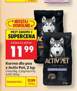 Biedronka Karma dla psa Activ Pet z jagnięciną oferta