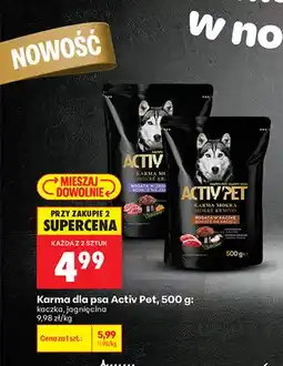 Biedronka Karma dla psa Activ Pet kaczka oferta