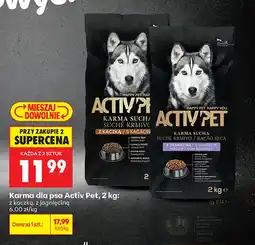 Biedronka Karma dla psa Activ Pet z jagnięciną oferta