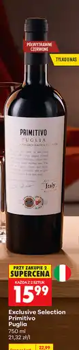 Biedronka Exclusive Selection Primitivo Puglia oferta