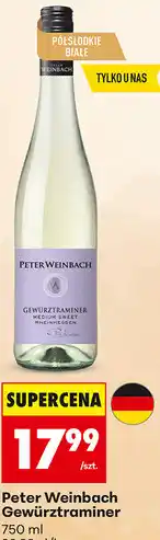Biedronka Peter Weinbach Gewürztraminer oferta