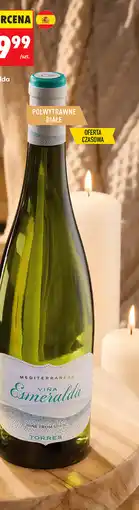 Biedronka Viña Esmeralda Wino półwytrawne białe oferta