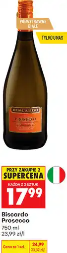 Biedronka Biscardo Prosecco oferta