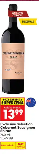 Biedronka Exclusive Selection Cabernet Sauvignon Shiraz oferta