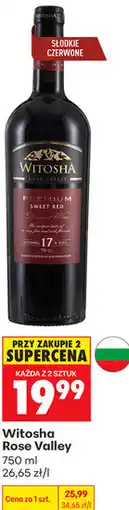 Biedronka Wino Witosha Rose Valley oferta