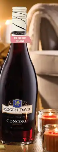 Biedronka Wino półsłodkie różowe Mogen David Concord oferta
