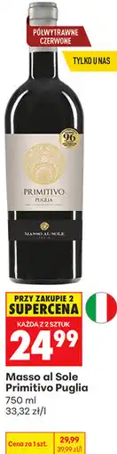 Biedronka Masso al Sole Primitivo Puglia oferta