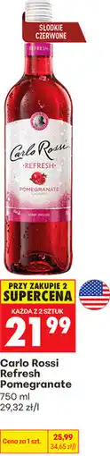 Biedronka Carlo Rossi Refresh Pomegranate oferta