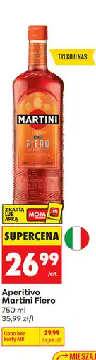 Biedronka Aperitivo Martini Fiero oferta