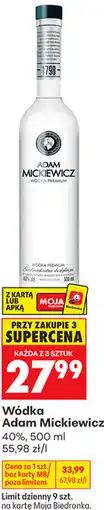 Biedronka Wódka Adam Mickiewicz oferta