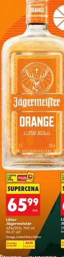 Biedronka Likier Jägermeister Orange Limited Retro Edition oferta