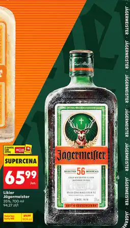 Biedronka Likier Jägermeister oferta