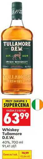 Biedronka Whiskey Tullamore D.E.W. 40% oferta