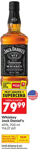 Biedronka Whiskey Jack Daniel's 40% oferta