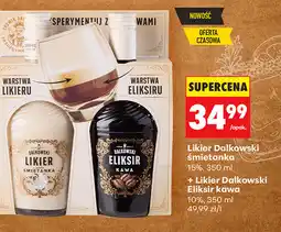 Biedronka Likier Dalkowski śmietanka + Likier Dalkowski Eliksir kawa oferta
