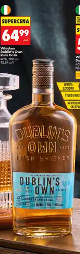 Biedronka Whiskey Dublin's Own Rum Cask oferta