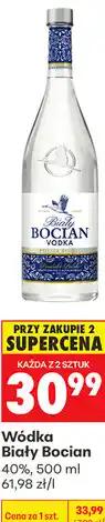 Biedronka Wódka Biały Bocian oferta