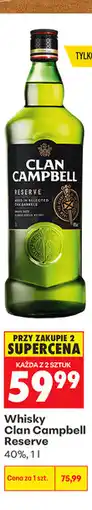 Biedronka Whisky Clan Campbell Reserve oferta