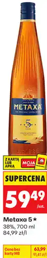 Biedronka Metaxa 5★ oferta