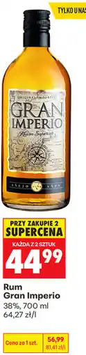 Biedronka Rum Gran Imperio oferta