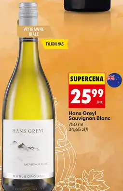 Biedronka Wino Hans Greyl Sauvignon Blanc oferta