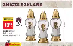 Biedronka Znicz szklany Zniczplast oferta