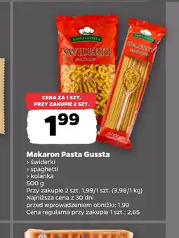 Netto Makaron Pasta Gussta oferta