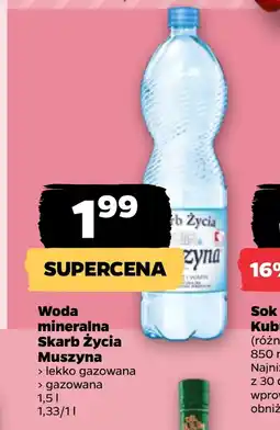 Netto Woda mineralna Muszyna oferta