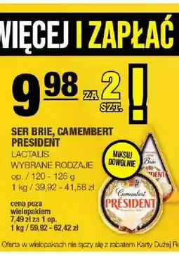 Spar Ser camembert Président oferta