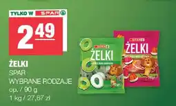 Spar Żelki Spar oferta