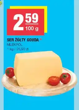 Spar Ser żółty gouda Mlekpol oferta