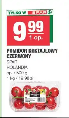 Spar Pomidory koktajlowe czerwone SPAR oferta