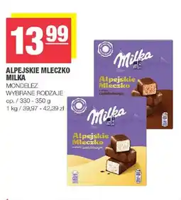 Spar Alpejskie Mleczko o smaku czekoladowym Milka oferta