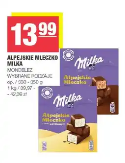 Spar Alpejskie Mleczko Milka o smaku waniliowym oferta