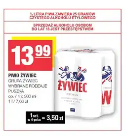 Spar Piwo Żywiec 4-pak oferta