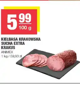 Spar Kiełbasa krakowska sucha extra Krakus oferta