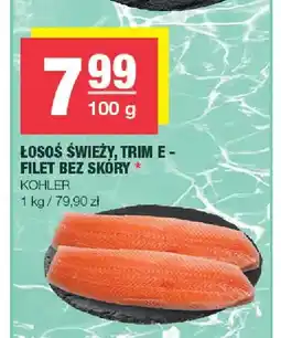 Spar Łosoś świeży, Trim E - filet bez skóry Kohler oferta