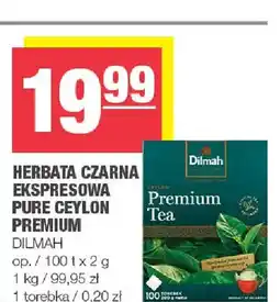 Spar Herbata czarna ekspresowa Pure Ceylon Premium Dilmah oferta