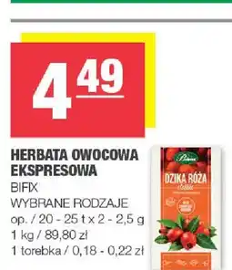 Spar Herbata owocowa ekspresowa Bifix oferta