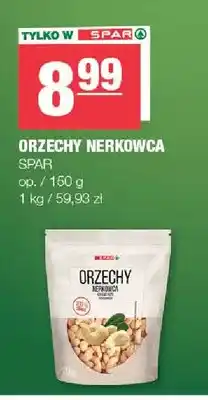 Spar Orzechy nerkowca SPAR oferta