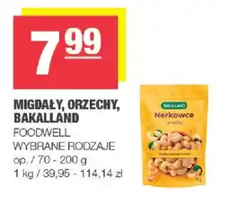 Spar Migdały, orzechy Bakalland oferta