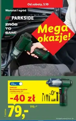 Lidl Akumulatorowa dmuchawa z funkcją ssania Parkside oferta