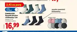 Lidl Skarpetki dziecięce z biobawełną 7-pak oferta