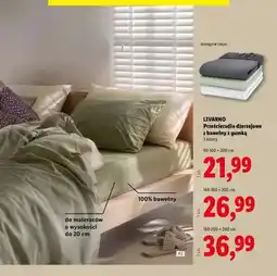 Lidl Prześcieradło dżersejowe z bawełny z gumką 90-100x200 cm Livarno oferta