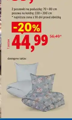 Lidl Pościel z bawełną renforcé 220x200 cm Livarno oferta